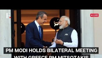 LIVE: India’s PM Modi Holds Bilateral Meeting with Greece PM Mitsotakis at Hyderabad House
