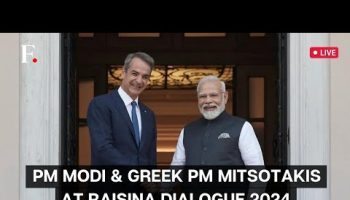 LIVE: India’s PM Modi and Greek PM Kyriakos Mitsotakis Attend Raisina Dialogue in New Delhi