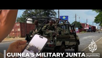 Guinea’s military junta dissolves government, freezes accounts of ministers amid corruption.