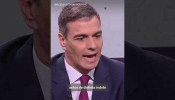 Pedro Sánchez, en TVE después de no dimitir: “Mi mujer me dijo que no dimitiera” #shorts