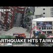 LIVE: 80 Earthquakes Hit Taiwan’s Eastern Coast in 24 Hours; Rescue Operations Underway | Watch