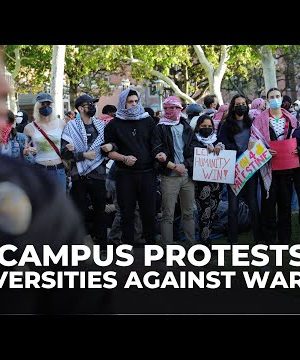 Pro-Palestinian protests spread at US universities
