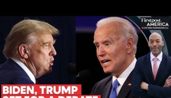 Biden Says “Happy to Debate Trump,” Trump says “Anywhere, Anytime” | Firstpost America