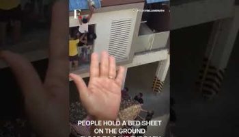India: Dramatic Rescue Of Chennai Baby After Fall From 4th Floor | Subscribe to Firstpost